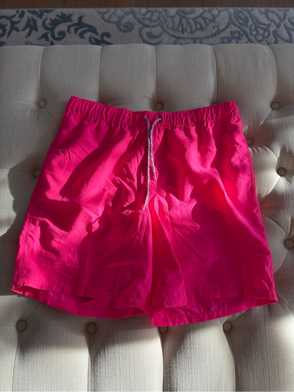 M Hot Pink Drawstring Shorts